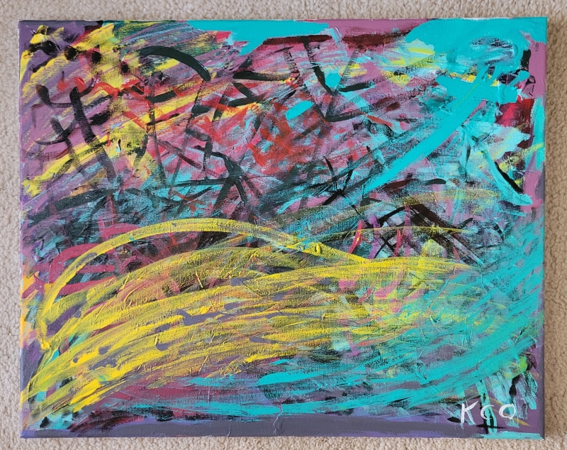 Web of Color by artist Kaylie Ornelas